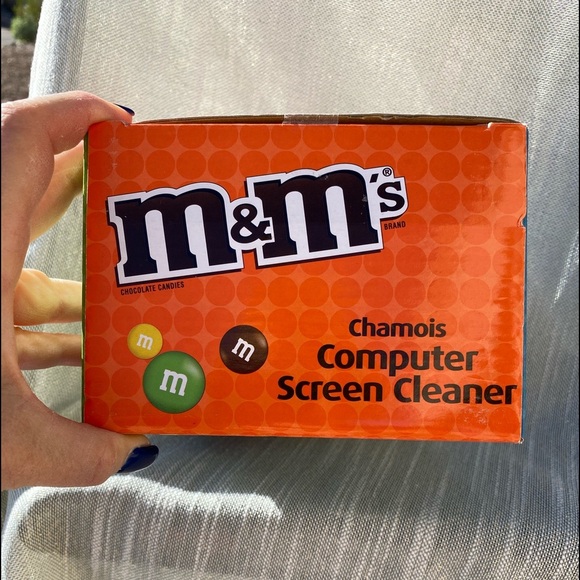 NIB M&M’s GREEN Plush Chamois Computer Screen Cleaner Soft Unique - Picture 3 of 5